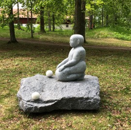 Skulptur på Löfstad Slott - Sommaren 2019